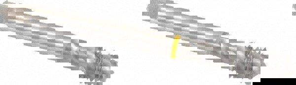 Spiral Flute Tap: 1/2-13 UNC, 3 Flutes, Modified Bottoming, 3B Class of Fit, Cobalt, Bright/Uncoated