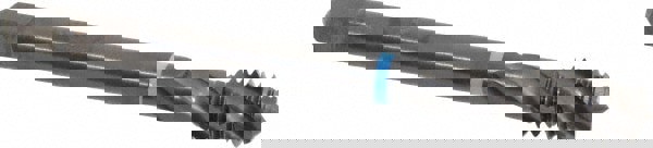 Spiral Flute Tap: 7/16-14 UNC, 3 Flutes, Modified Bottoming, 2B Class of Fit, Cobalt, Oxide Coated