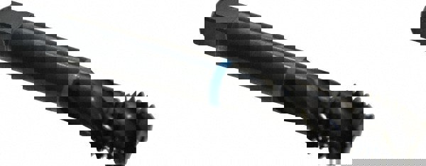 Spiral Flute Tap: 5/8-11 UNC, 3 Flutes, Modified Bottoming, 2B Class of Fit, Cobalt, Oxide Coated