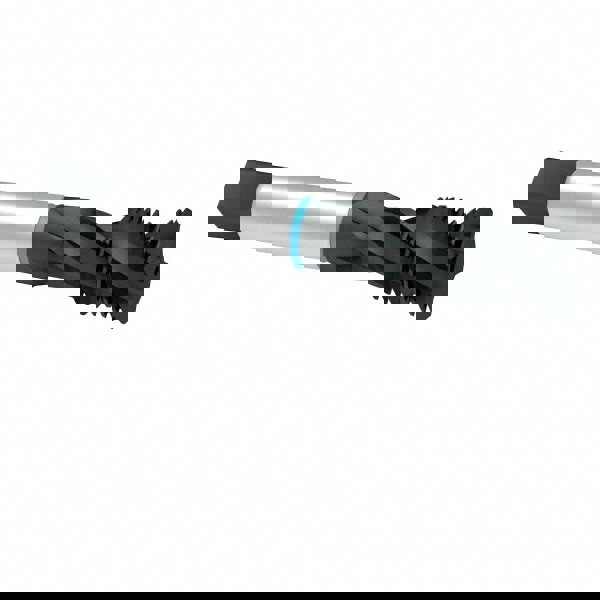 Spiral Flute Tap: #1-8 UNC, 4 Flutes, Modified Bottoming, 2B Class of Fit, Cobalt, Oxide Coated