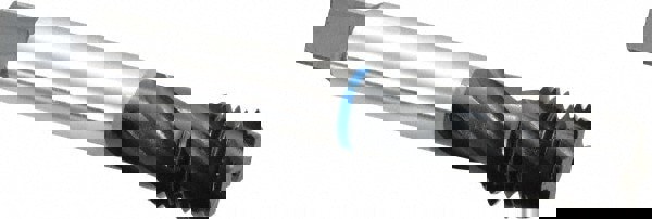 Spiral Flute Tap: 1-1/8-7 UNC, 4 Flutes, Modified Bottoming, 2B Class of Fit, Cobalt, Oxide Coated