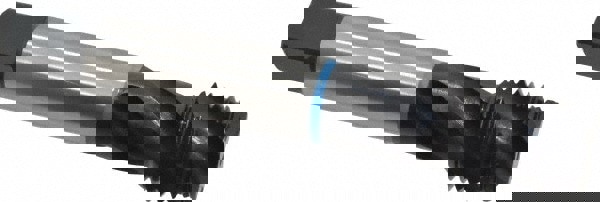 Spiral Flute Tap: 1-1/4-7 UNC, 4 Flutes, Modified Bottoming, 2B Class of Fit, Cobalt, Oxide Coated