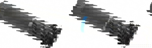 Spiral Flute Tap: 9/16-18 UNF, 4 Flutes, Modified Bottoming, 2B Class of Fit, Cobalt, Oxide Coated