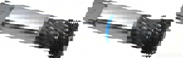 Spiral Flute Tap: 1-3/8-12 UNF, 5 Flutes, Modified Bottoming, 2B Class of Fit, Cobalt, Oxide Coated