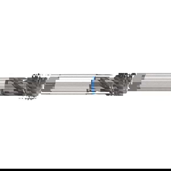 Spiral Flute Tap: 1-1/8-8 UN, 4 Flutes, Modified Bottoming, 2B Class of Fit, Cobalt, Oxide Coated