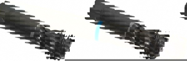 Spiral Flute Tap: 5/8-11 UNC, 3 Flutes, Modified Bottoming, 3B Class of Fit, Cobalt, Oxide Coated