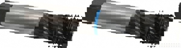 Spiral Flute Tap: 1-1/4-7 UNC, 4 Flutes, Modified Bottoming, 3B Class of Fit, Cobalt, Oxide Coated