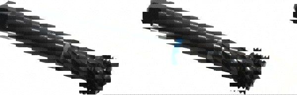 Spiral Flute Tap: 1/2-20 UNF, 4 Flutes, Modified Bottoming, 3B Class of Fit, Cobalt, Oxide Coated