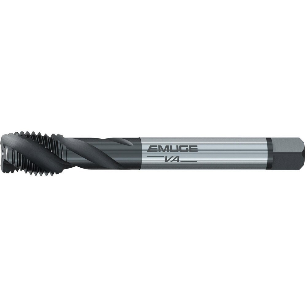 Spiral Flute Tap: #1-12 UNF, 4 Flutes, Modified Bottoming, 3B Class of Fit, Cobalt, Oxide Coated
