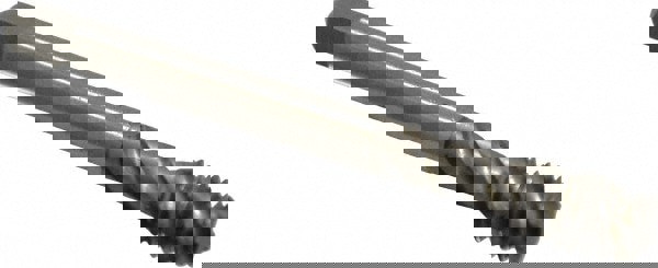 Spiral Flute Tap: 1/2-13 UNC, 4 Flutes, Bottoming, 2B Class of Fit, Cobalt, Bright/Uncoated