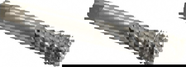 Spiral Flute Tap: UNC, 5 Flute, Bottoming, 2B Class of Fit, Cobalt, Bright/Uncoated Finish