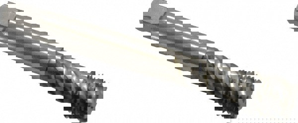 Spiral Flute Tap: 9/16-18 UNF, 5 Flutes, Bottoming, 2B Class of Fit, Cobalt, Bright/Uncoated