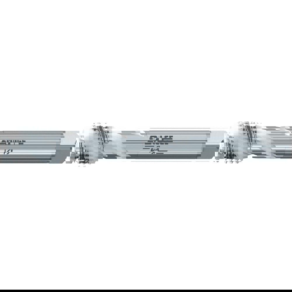 Spiral Flute Tap: 1/2-13, LK-UNC, 4 Flute, Bottoming Chamfer, Cobalt, Straw Finish