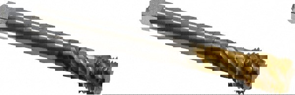 Spiral Flute Tap: 1/2-20 UNF, 5 Flutes, Bottoming, 2B Class of Fit, Cobalt, TIN Coated