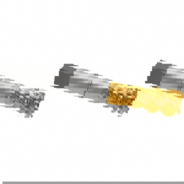 Spiral Flute Tap: 3/4-16 UNF, 5 Flutes, Bottoming, 2B Class of Fit, Cobalt, TIN Coated