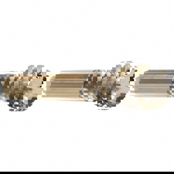 Spiral Flute Tap: 5/8-11, UNC, 4 Flute, Bottoming, 2B Class of Fit, Cobalt, TICN Finish