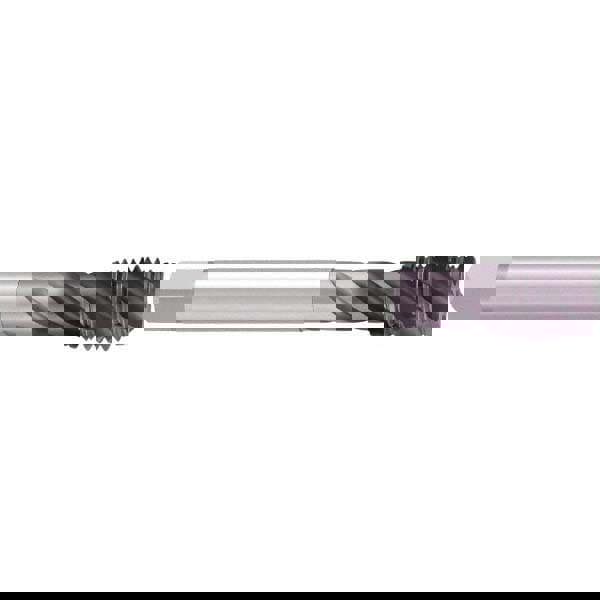 Spiral Flute Tap: 1/2-20 UNF, 5 Flutes, Bottoming, 2B Class of Fit, Cobalt, TICN Coated