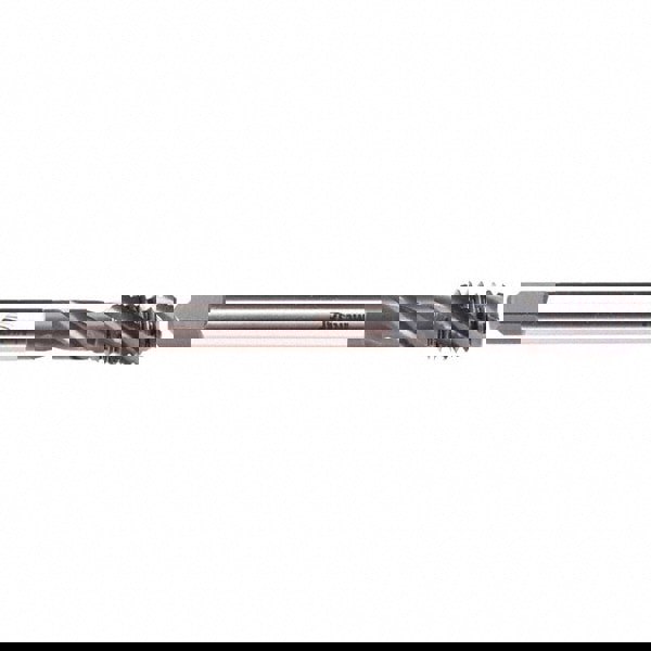 Spiral Flute Tap: 7/8-9, UNC, 4 Flute, Modified Bottoming Chamfer, 2B/3B Class of Fit, Cobalt, Oxide Finish