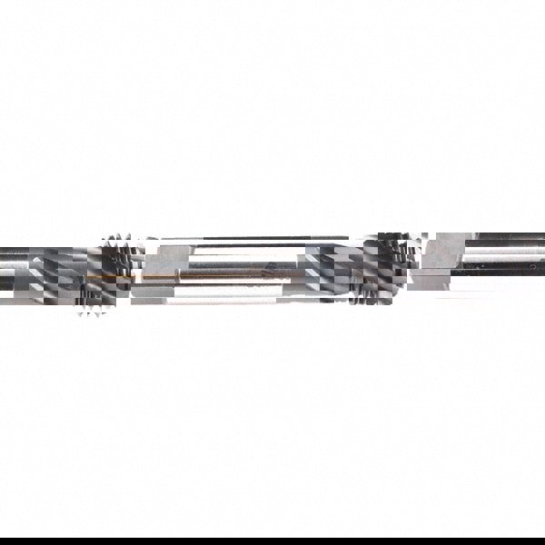 Spiral Flute Tap: 1-12, UNF, 4 Flute, Modified Bottoming Chamfer, 2B/3B Class of Fit, Cobalt, Oxide Finish