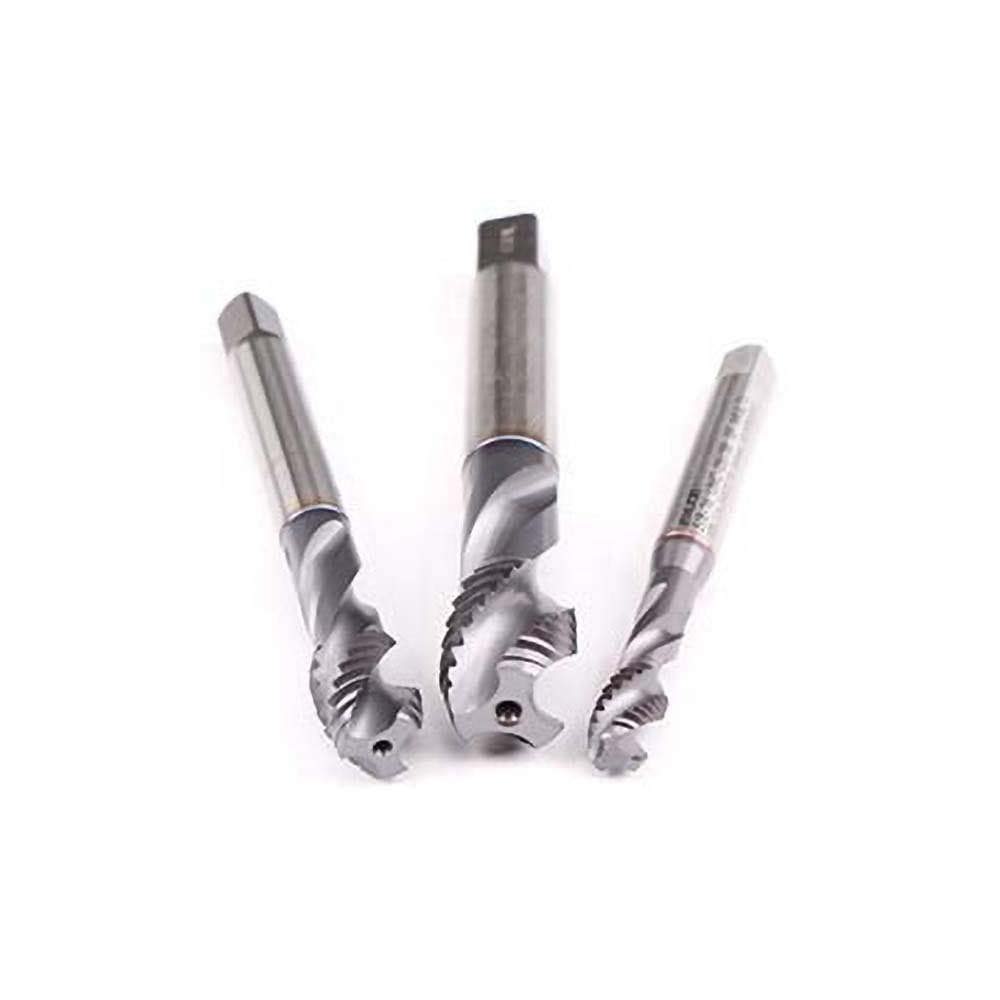 Spiral Flute Tap: M24x3, Metric, 3 Flute, Bottoming, 6H Class of Fit, TiCN Finish