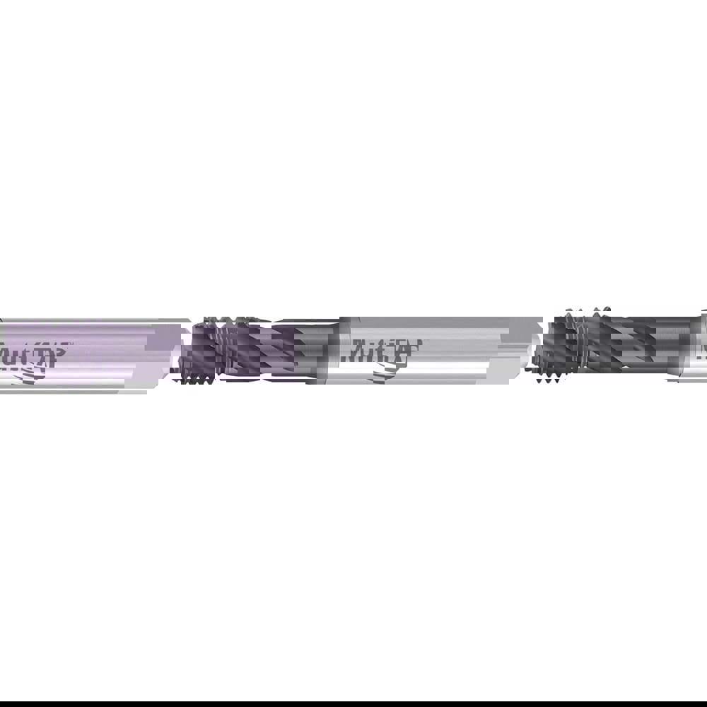 Spiral Flute Tap: UNC, 3 Flute, Bottoming, 2B/3B Class of Fit, TiCN Finish