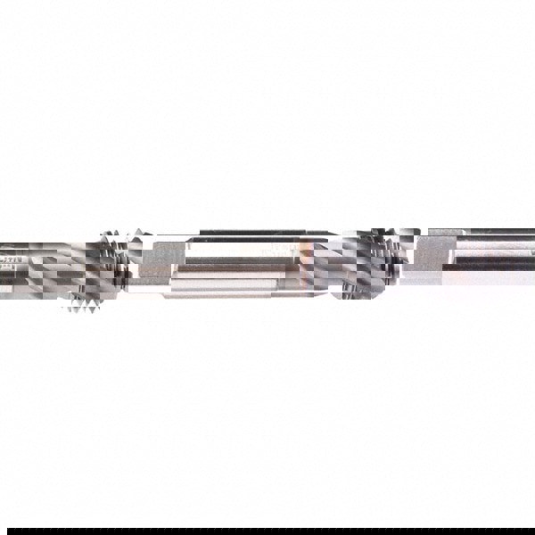 Spiral Flute Tap: 1-8, UNC, 4 Flute, Bottoming Chamfer, 2B/3B Class of Fit, Cobalt, TiCN Finish