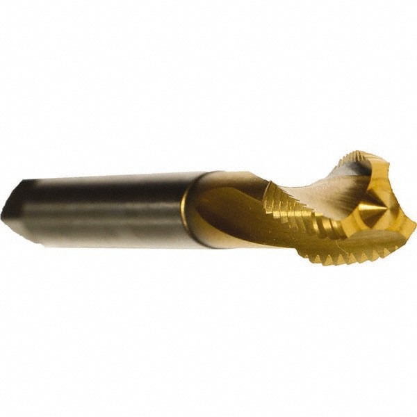 Spiral Flute Tap: 3/4-10, UNC, 3 Flute, Modified Bottoming, 2BX Class of Fit, Cobalt, TiN Finish