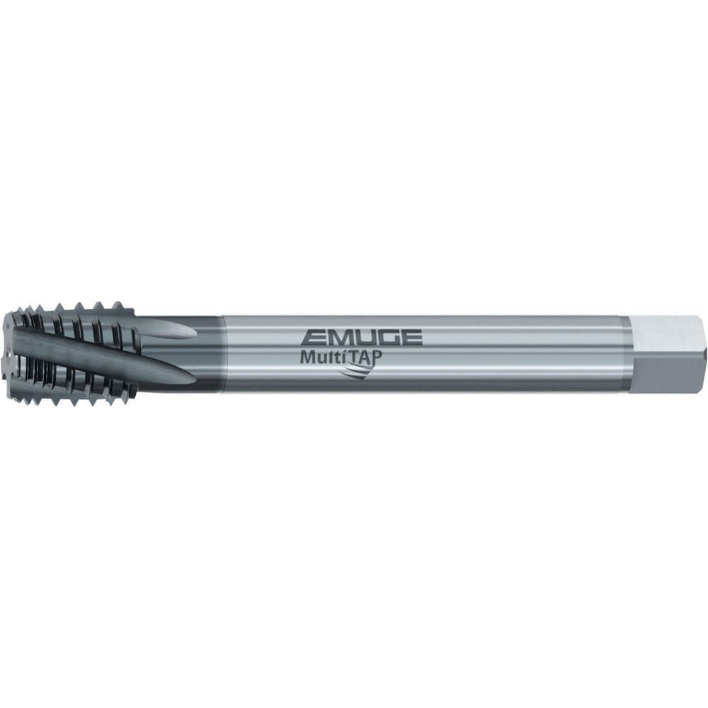 Interrupted Thread Pipe Taps; Thread Size (Inch): 1/8-27 ; Overall Length (Decimal Inch): 3.5430 ; Chamfer: Plug ; Thread Standard: NPTF ; Material: High-Speed Steel ; Thread Length (Decimal Inch): 0.5120