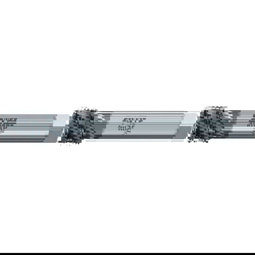 Interrupted Thread Pipe Taps; Thread Size (Inch): 1/8-27 ; Overall Length (Decimal Inch): 3.5430 ; Chamfer: Plug ; Thread Standard: NPT ; Material: High-Speed Steel ; Thread Length (Decimal Inch): 0.5120