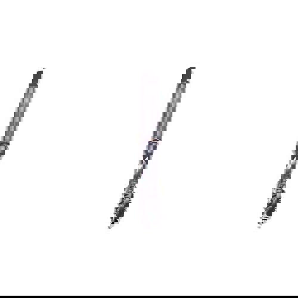 Spiral Flute Tap: #1-8 UNC, 3 Flutes, Modified Bottoming, 2B Class of Fit, Cobalt, TICN Coated