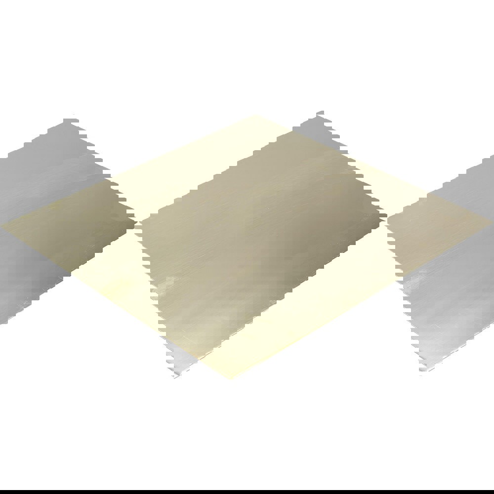 0.02 Inch Thick x 12 Inch Wide x 12 Inch Long, Brass Sheet