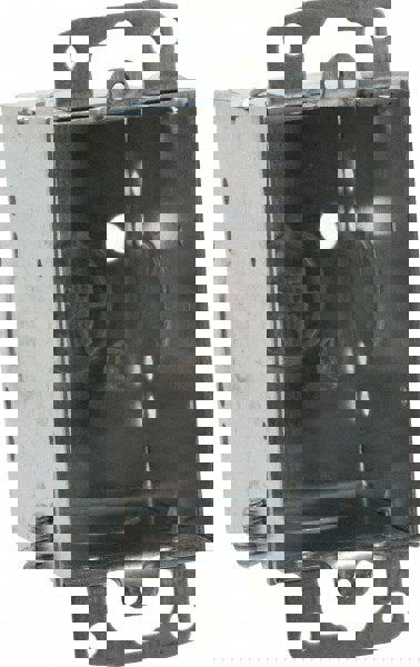 Electrical Switch Box: Steel, Rectangle, 3