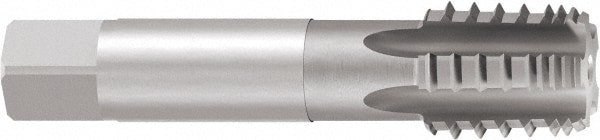 3/4-14 NPTF, 5 Flutes, Bright Finish, Cobalt, Interrupted Thread Pipe Tap