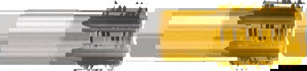 1/8-27 NPTF, 3 Flutes, TiN Coated, Cobalt, Interrupted Thread Pipe Tap