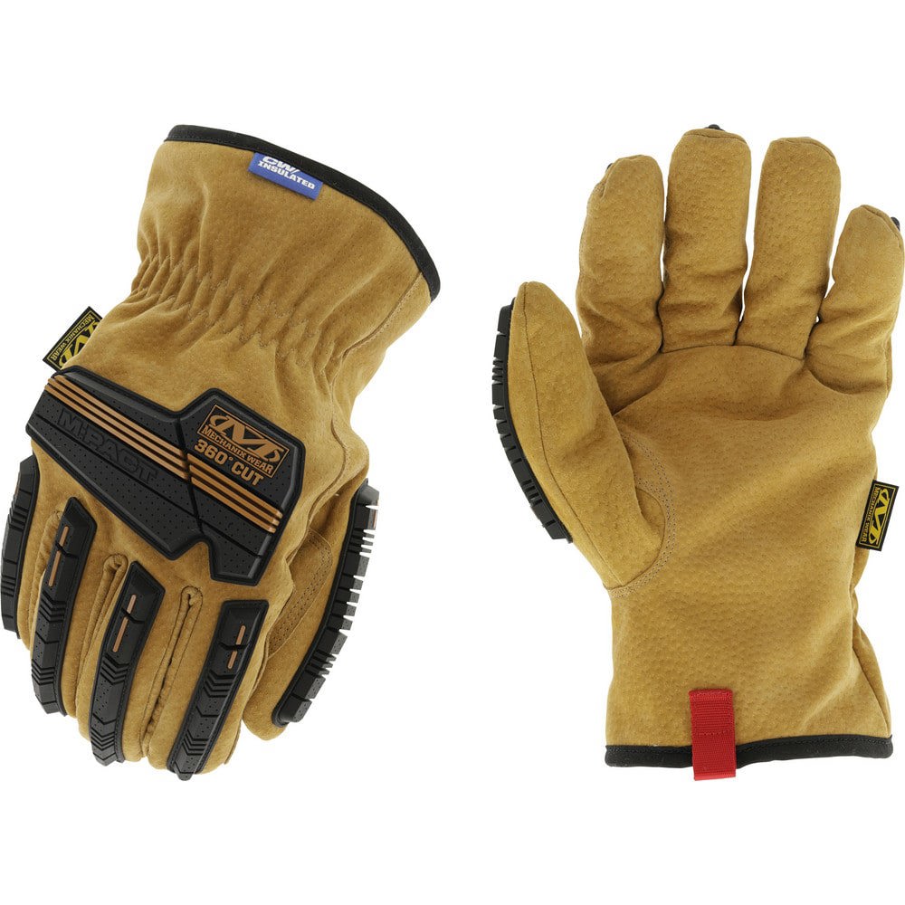 Cut & Puncture Resistant Gloves; Style: Mechanic's ; Coating Material: Uncoated ; Coating Coverage: Uncoated ; Glove Type: Cut & Abrasion-Resistant ; ANSI/ISEA Cut Resistance Level: A5 ; Primary Material: Leather