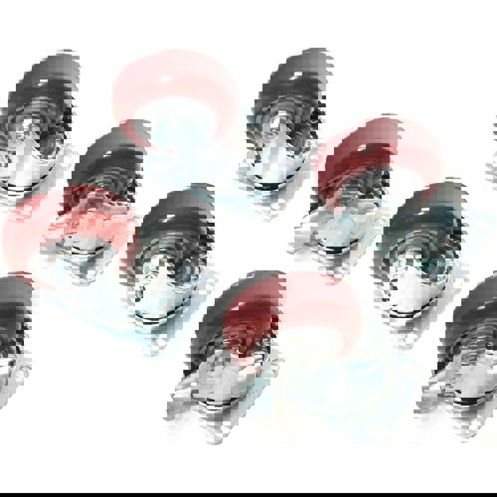 Swivel Top Plate Caster: Polyurethane, 3