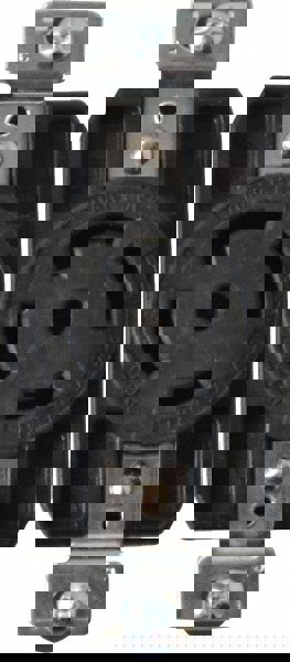 120/208 VAC, 30 Amp, L21-30R NEMA, Self Grounding Receptacle