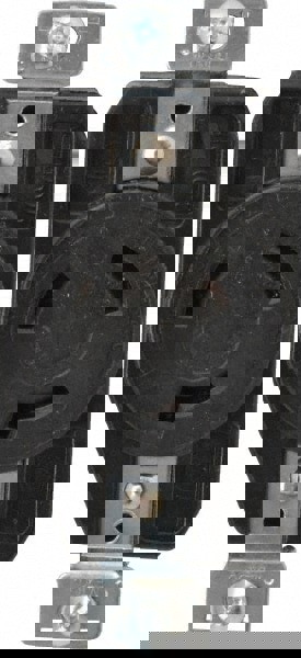 480 VAC, 20 Amp, L8-20R NEMA, Self Grounding Receptacle