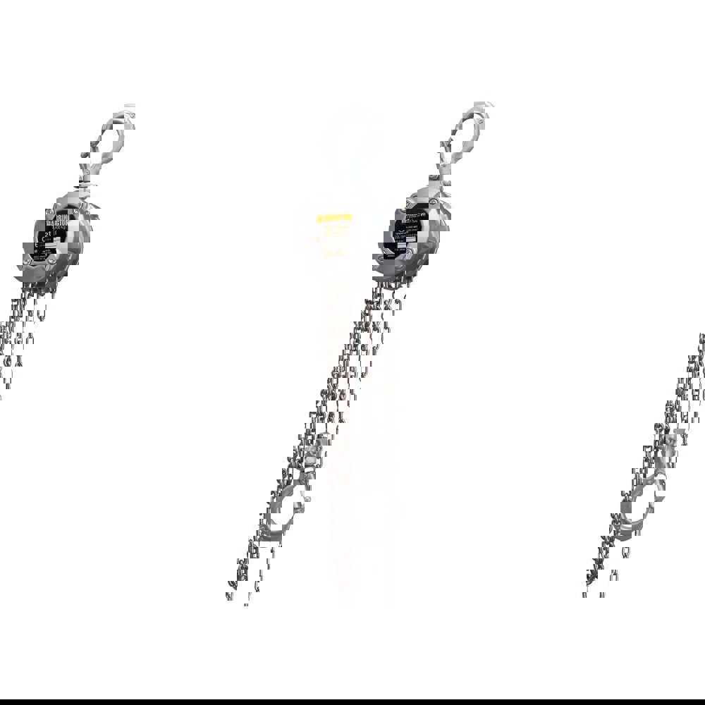 Manual Hand Chain Hoist: 1/4 Ton Working Load Limit, 10' Max Lift