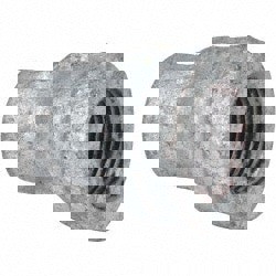 Malleable Iron Pipe Reducing Coupling: 3/8 x 1/8