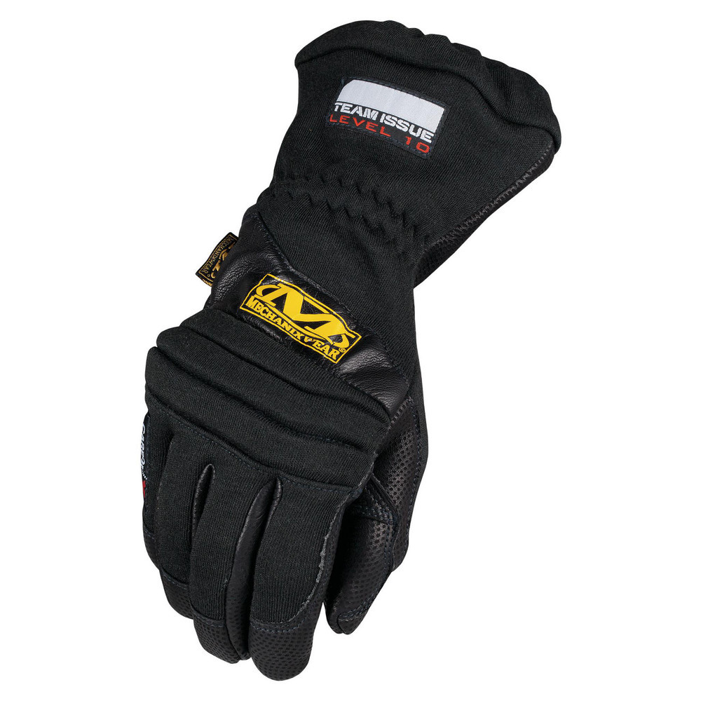 Gloves: Size L, Tricot-Lined, Leather