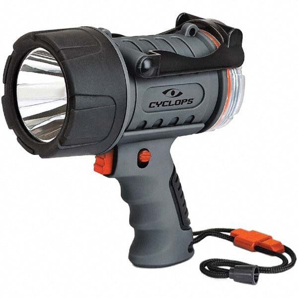 Flashlights; Bulb Type: LED; Type: Spotlight/Lantern; Maximum Light Output (Lumens): 700; Number Of Light Modes: 3; Batteries Included: Yes; Body Type: Polycarbonate; Battery Size: 3.7V; Body Color: Gray; Black; Battery Chemistry: Lithium-Ion; Rechargeabl