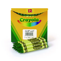 CRAYON,ALL,GRN,12/BX