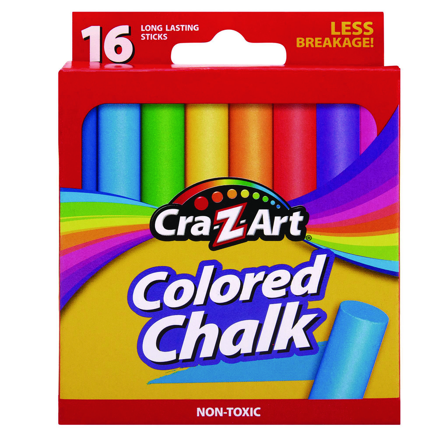 CHALK,DRAWING,16/PK,YL