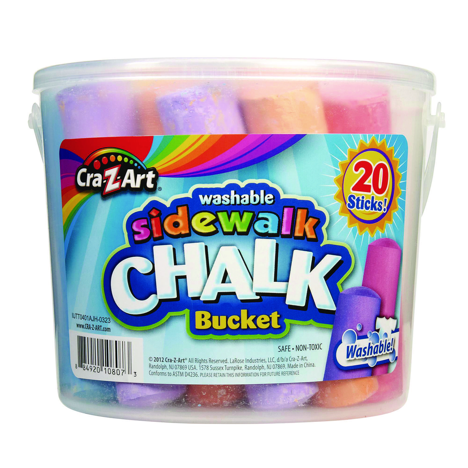 CHALK,SIDEWALK,20/PK,AST