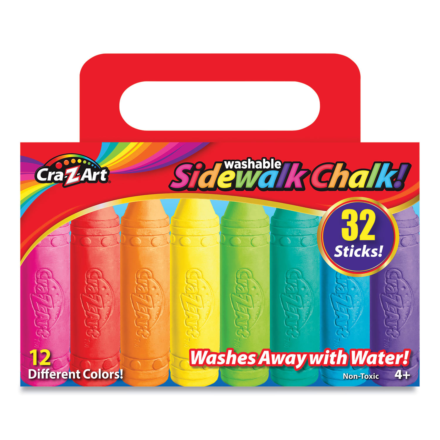 CHALK,SDWALK,32PK,ASTD