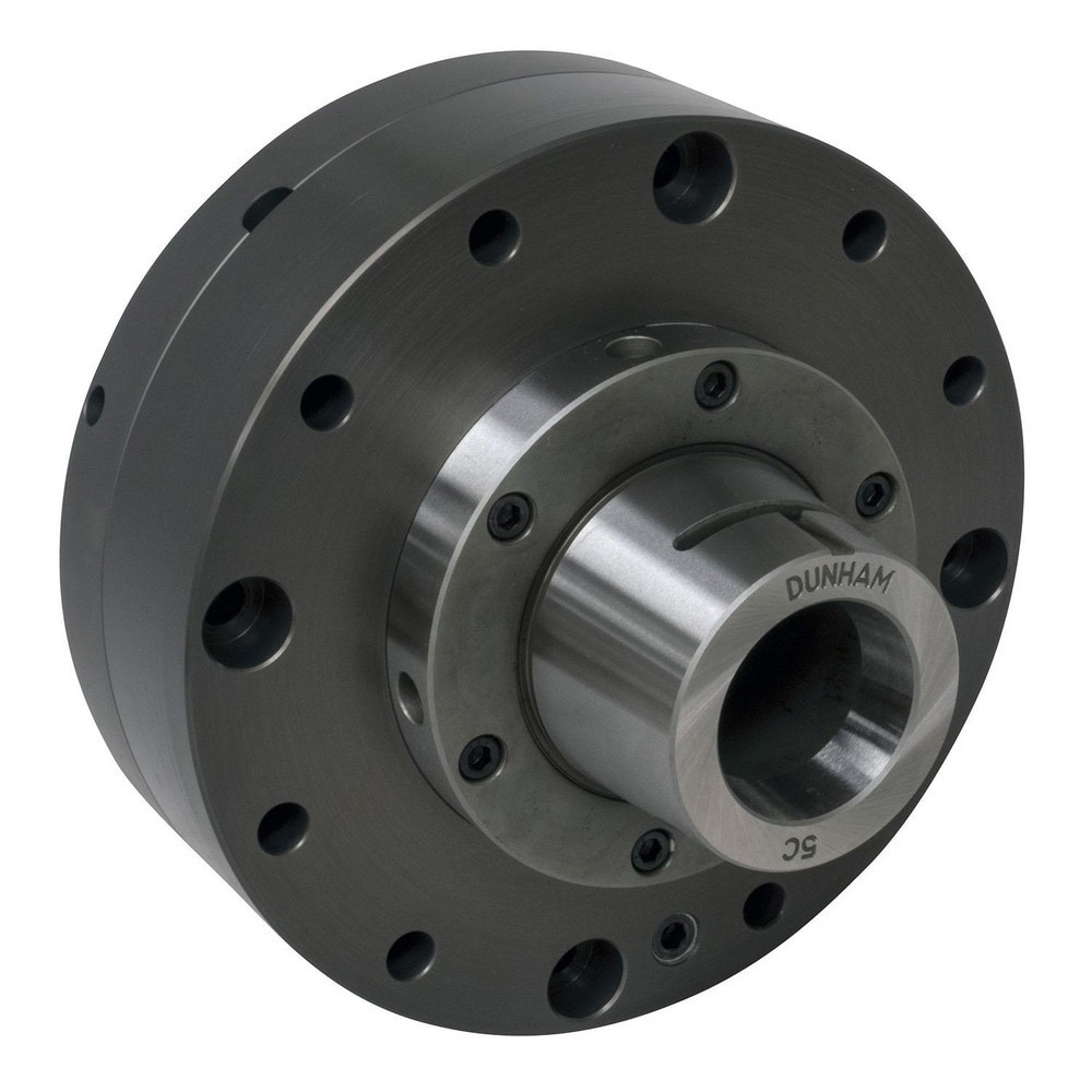 Lathe Collet Chucks; Collet System: 5C ; Actuator Type: Air; Foot Pedal; Lever ; Mount Type: Plain Back ; Minimum Collet Capacity (Inch): 1/16 ; Maximum Collet Capacity (Inch): 1-1/16 ; TIR (Decimal Inch): 0.000500