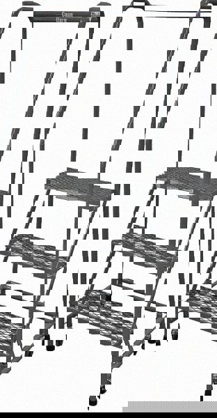 Steel Rolling Ladder: 3 Step