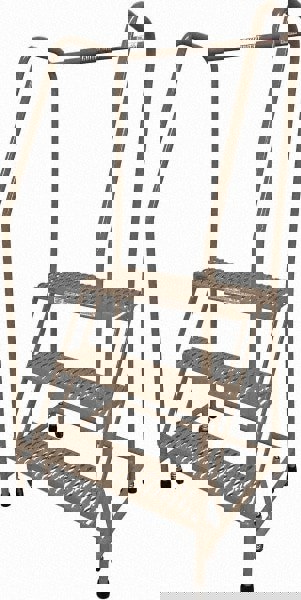 Steel Rolling Ladder: 3 Step