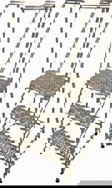 Steel Rolling Ladder: 3 Step